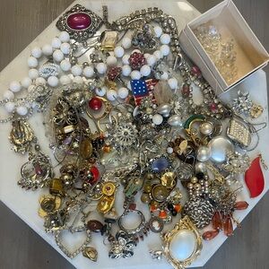 Vintage Junk Jewelry lot